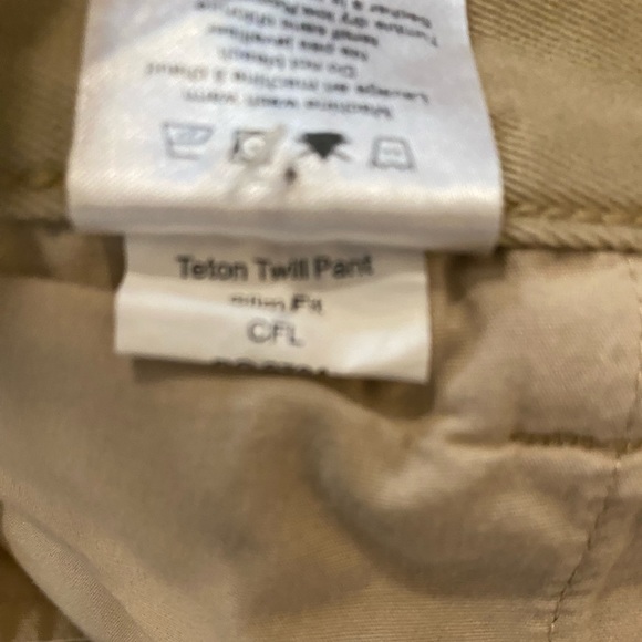 Men’s Mountain Khakis Teton slim fit twill pants 34W 30L - Picture 6 of 6